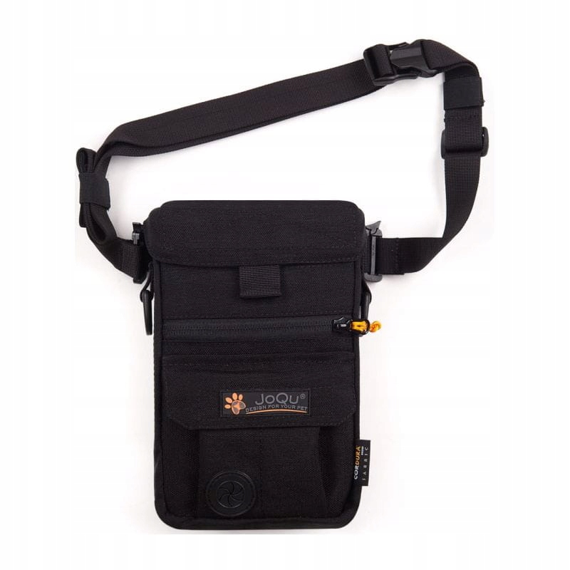 Levně Velká taška na pamlsky pro psy JoQu Dog Snack Bag černá