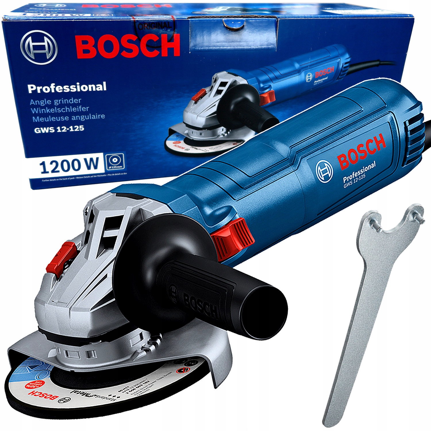 Szlifierka kątowa Bosch Gws 12-125 125MM 1200W