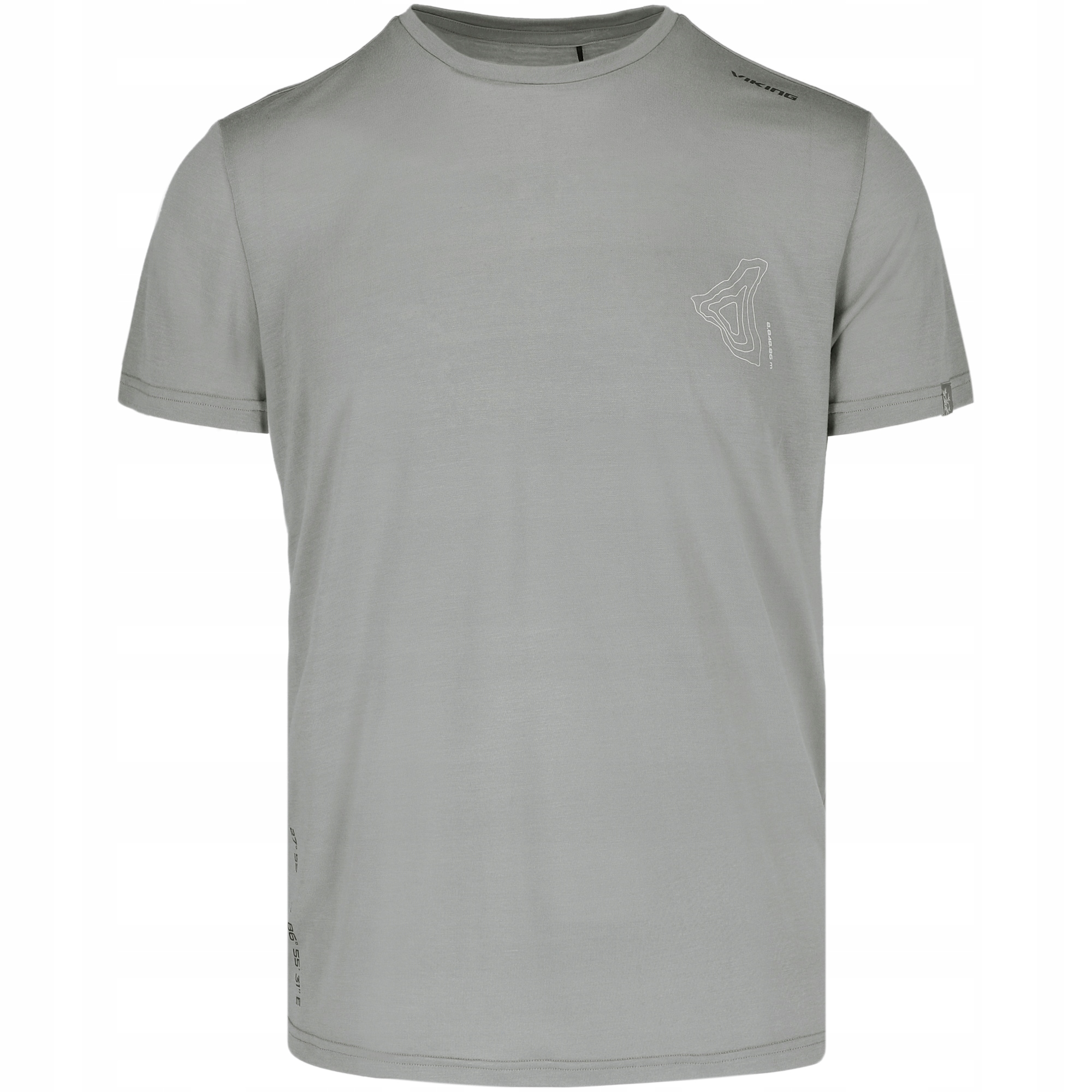 Koszulka T-shirt męski Viking Rune Ltd Man jasno szary rozmiar XL
