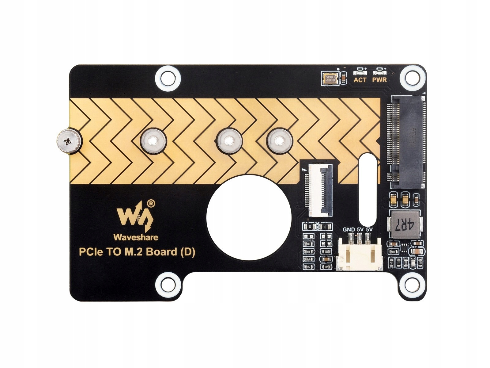Waveshare adapter PCIe do M.2 SSD NVMe (D) dla Raspberry Pi 5 Producent WaveShare