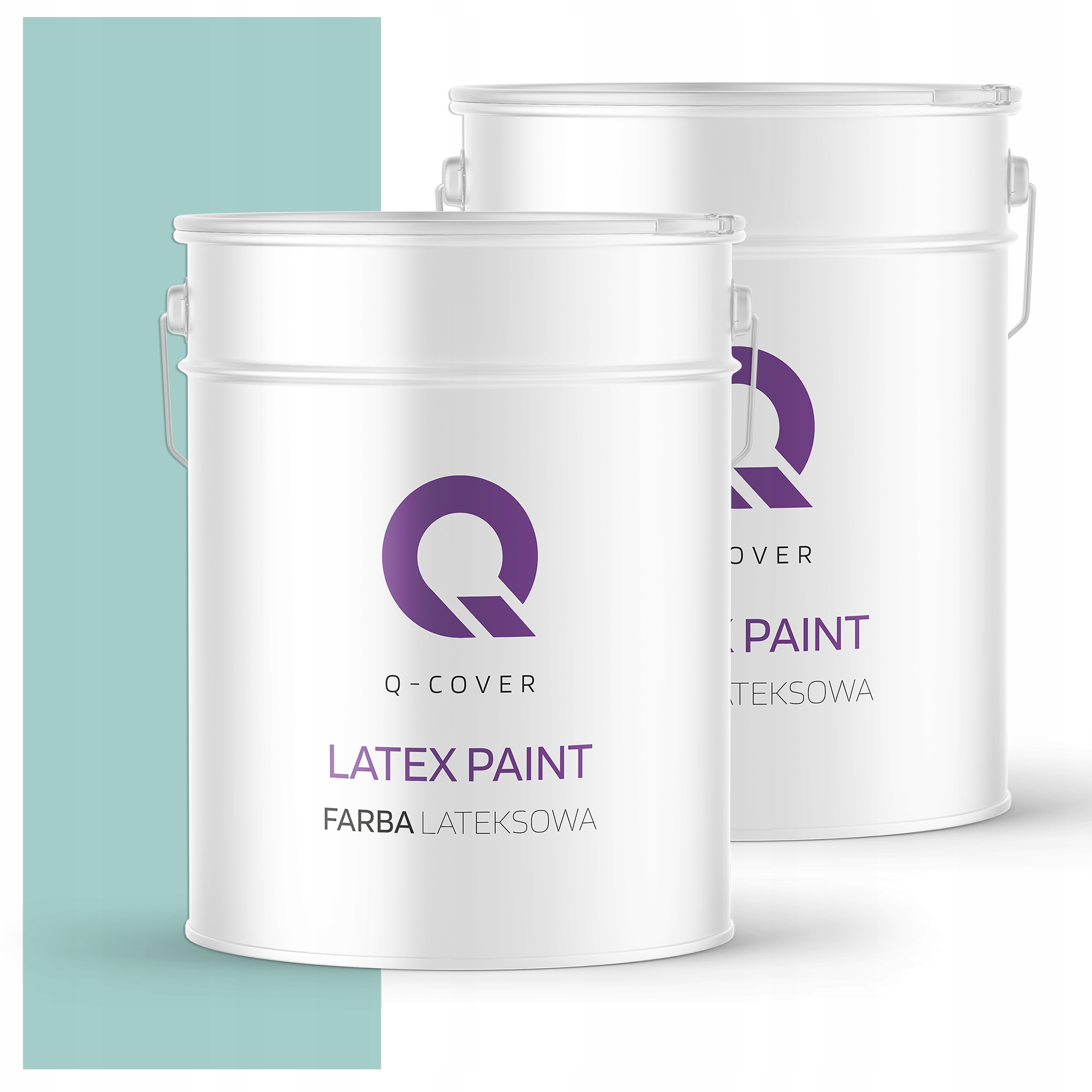 Latexová farba na interiér steny Stropy 10L Hlboká matná farba Mätová H1553