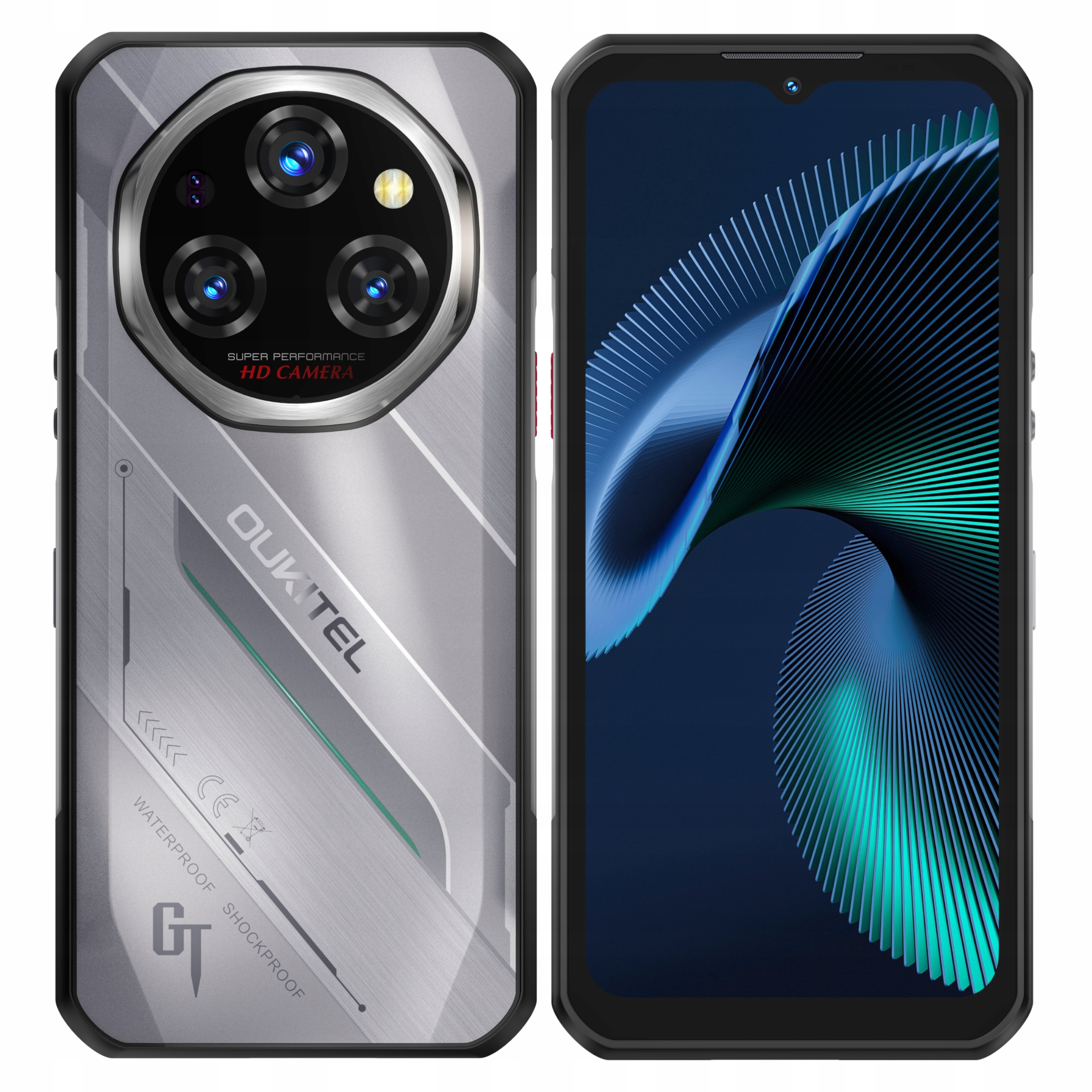 Smartfon Oukitel WP62 5G 6.58" 8/256GB 11000mAh Srebrny 108Mpix