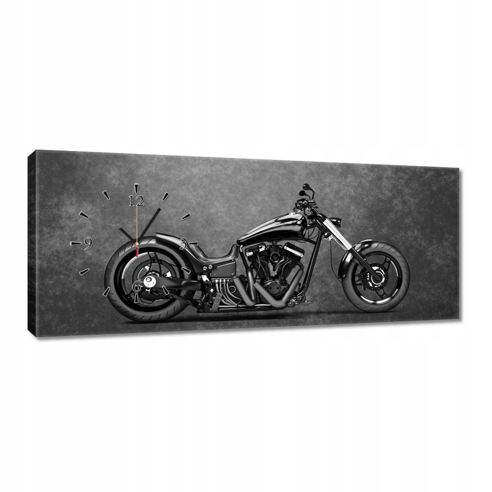 Nástěnné hodiny 100x40 Motor Chopper