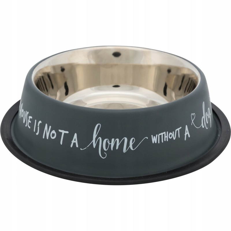 

Trixie Miska Dla Psa Kota Na Gumie Szara Duża 0,9L