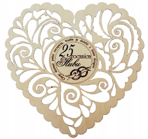 

Ozdoba, Serce Rocznica Ślubu, Data Ślubu