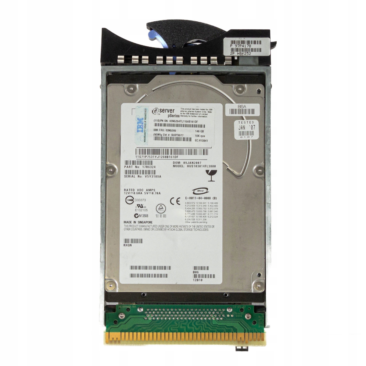 Ibm 03N5265 146.8GB 10K 8MB Scsi U320 3.5'' HUS103014FL3800