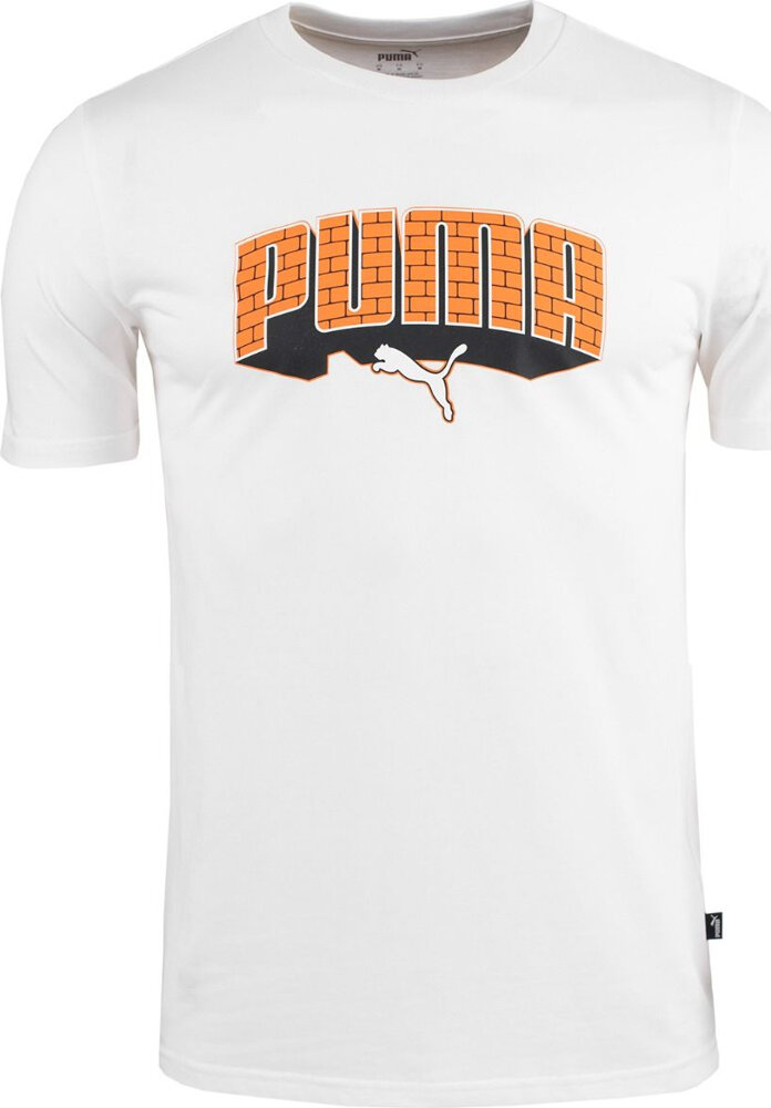 Koszulka Męska Puma Graphics Hip Hop Tee Biała 677189 02 r M
