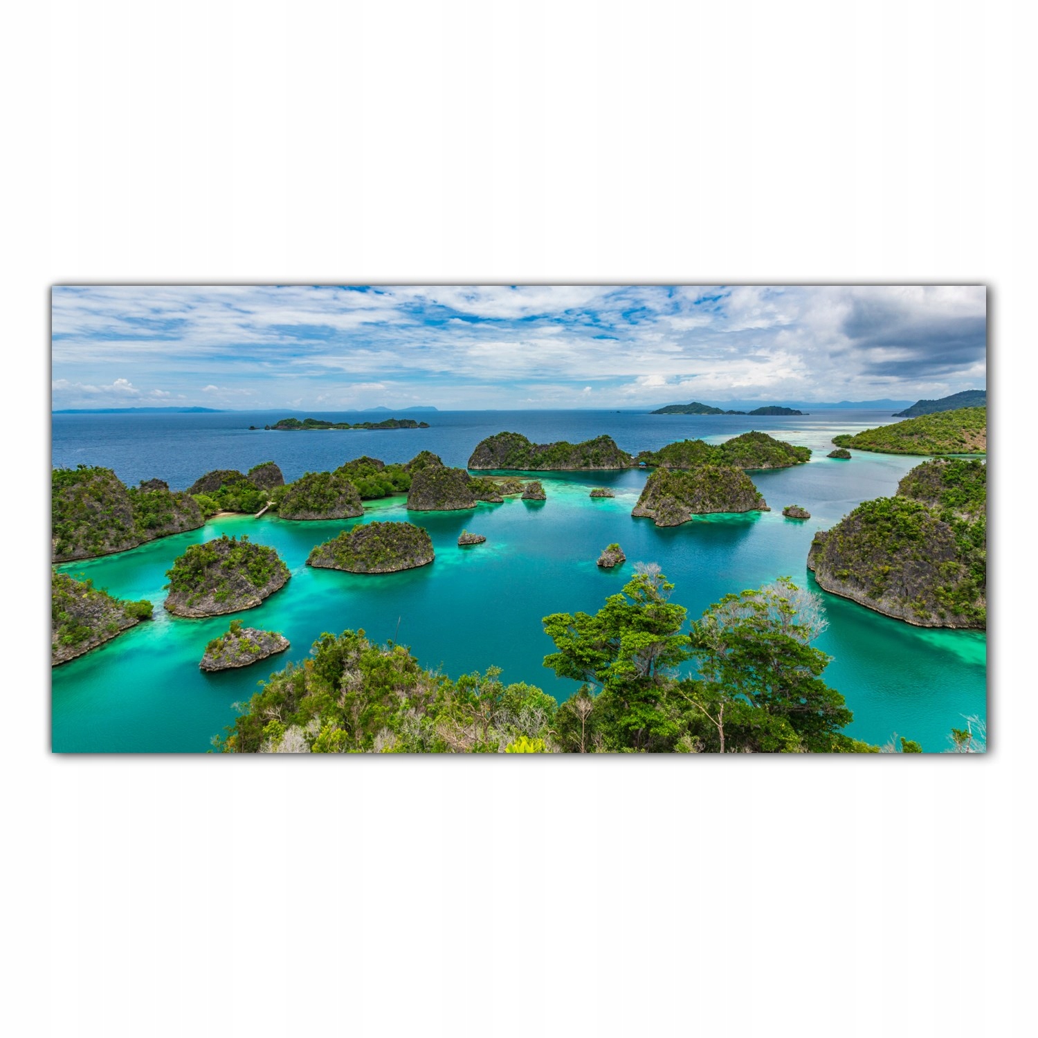 Indonésie Ostrov 120x60 Tvrzené sklo do kuchyně