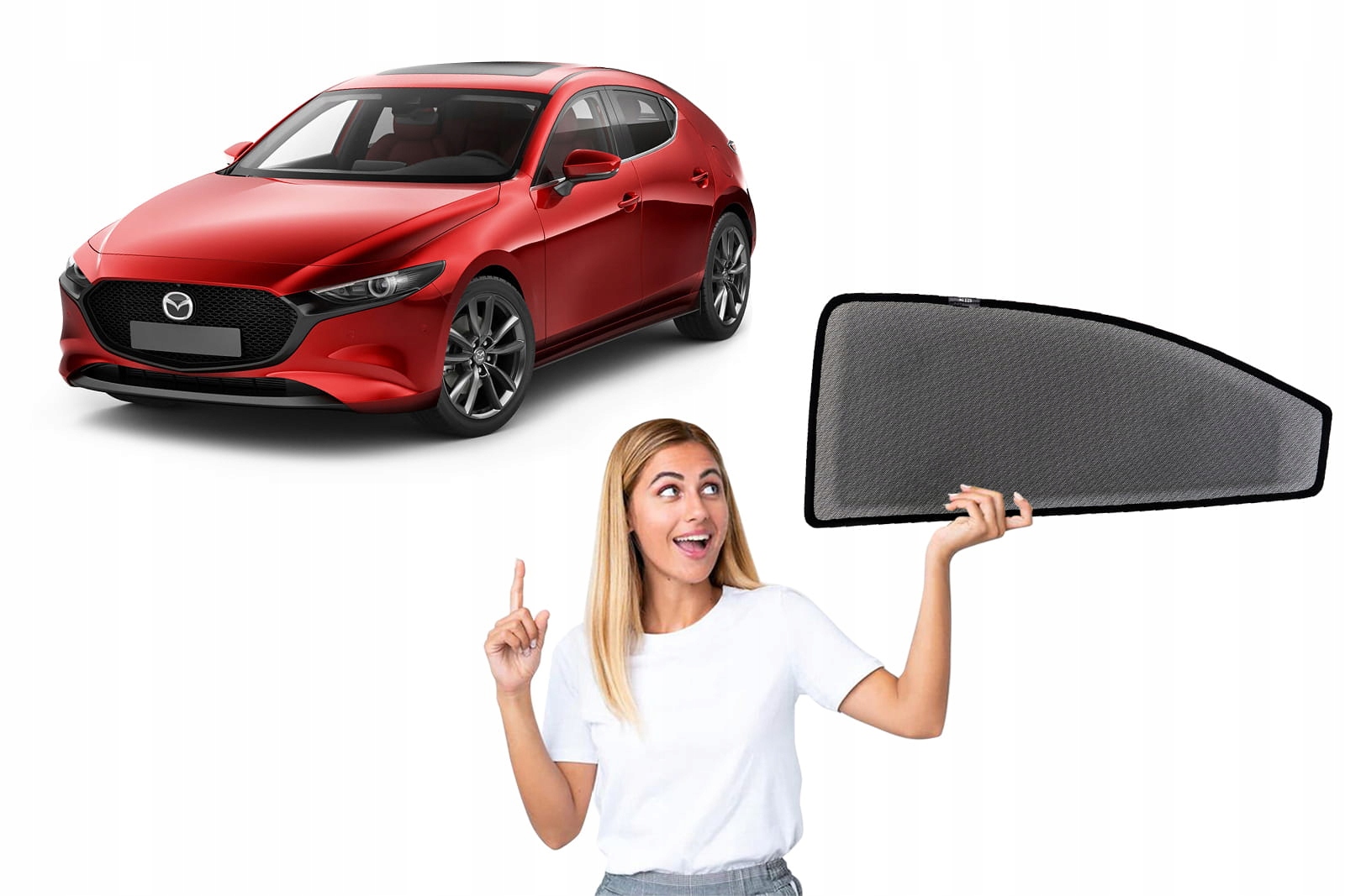 

Mazda 3 IV Bp 2019- Hb Zasłonki Przeciwsłoneczne