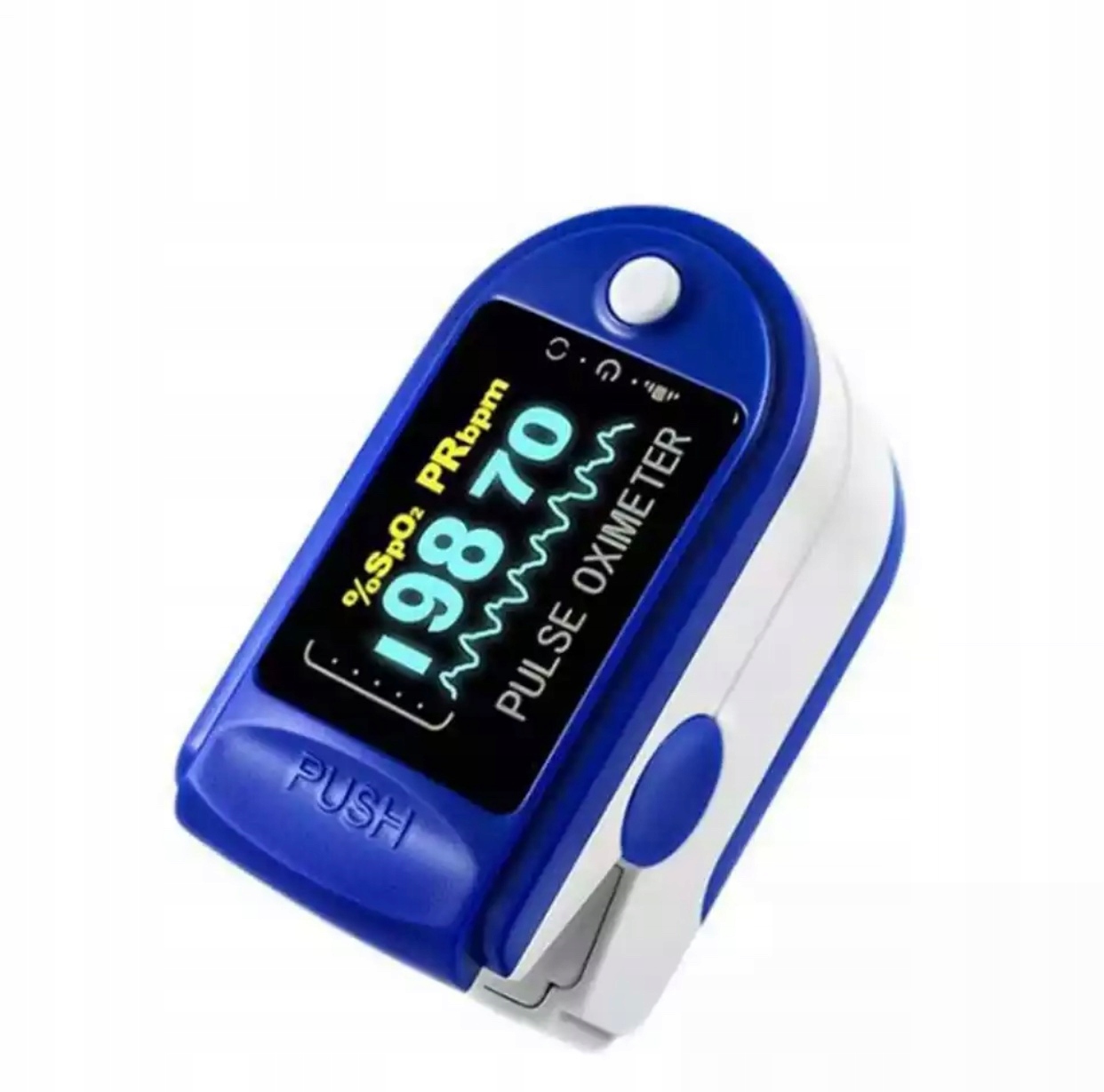 PULSOKSYMETR NAPALCOWY PULSOMETR TĘTNO SATURACJA DO POMIARU DLA DZIECI