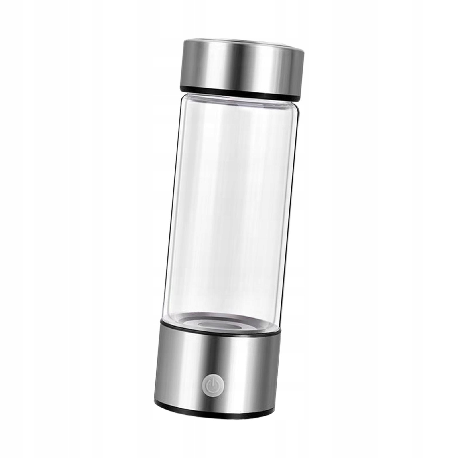 Zewnętrzna butelka na wodę 420 ml USB Lekki zewnętrzny generator wody, srebrny Model inna