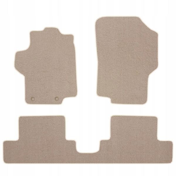 Peugeot 1007 2005-2009 velurové koberce Comfort Béžové