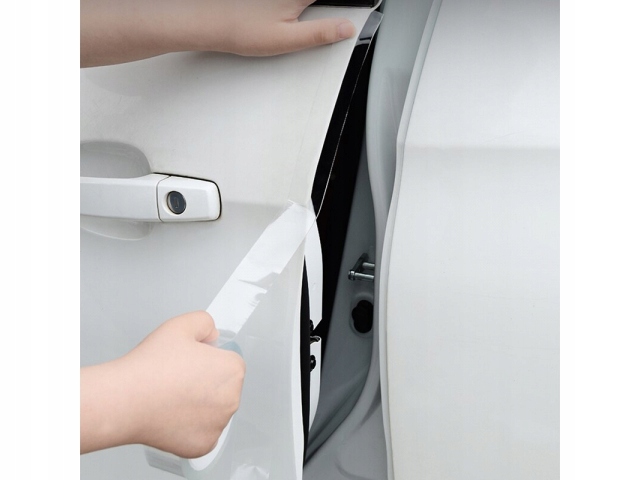 TAŚMA OCHRONNA NA PROGI DRZWI SAMOCHODU 50mm x 5M Kolor bezbarwny