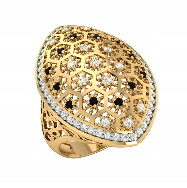 Zlatý Prstýnek Se Zirkony Zlato 585