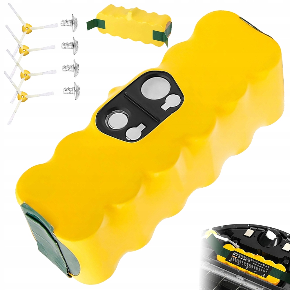 Akumulátor Náhradní 5000 mAh 14.4 V Baterie Pro Vysavač 500 600 800 900