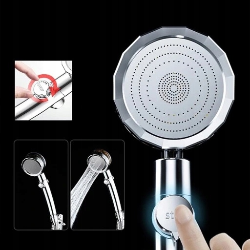 SŁUCHAWKA PRYSZNICOWA TURBO WENTYLATOR 6X FILTR Kod producenta a5455