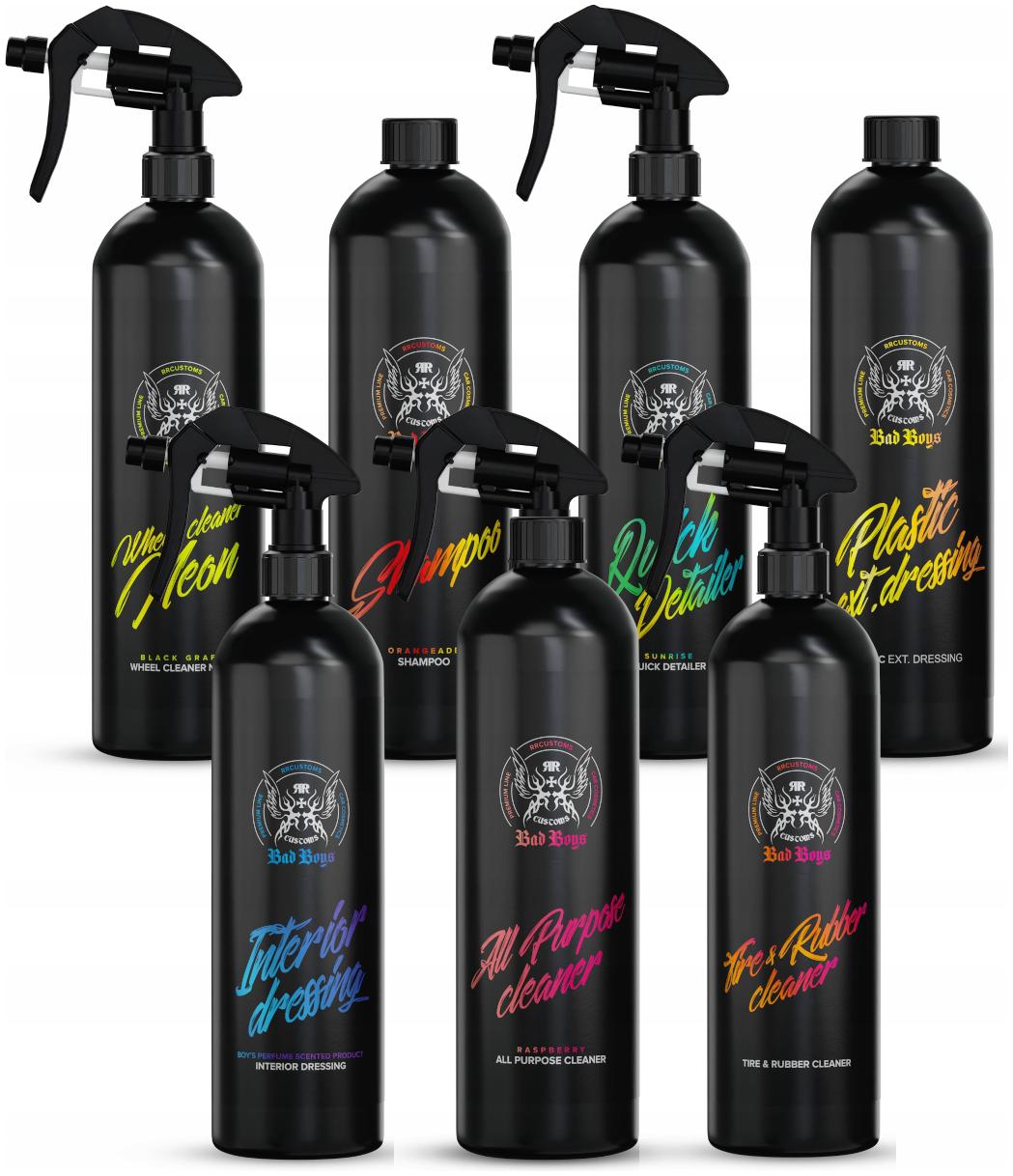 RR Customs RRC Bad Boys Mega Zestaw Kosmetyków Do Auta Detailing Prezent