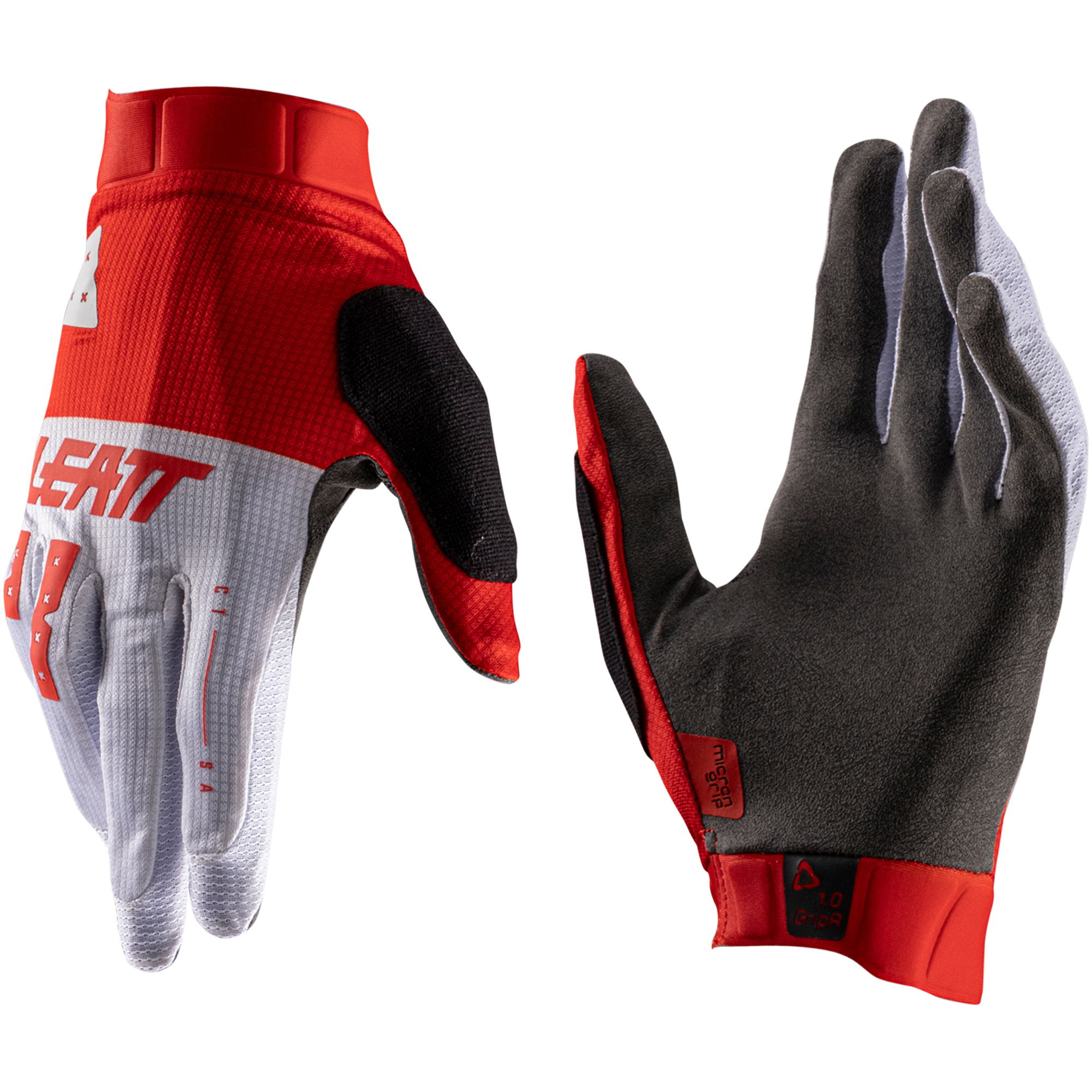 Rękawiczki rowerowe Leatt Glove Mtb 1.0 GripR czerwone rozmiar M