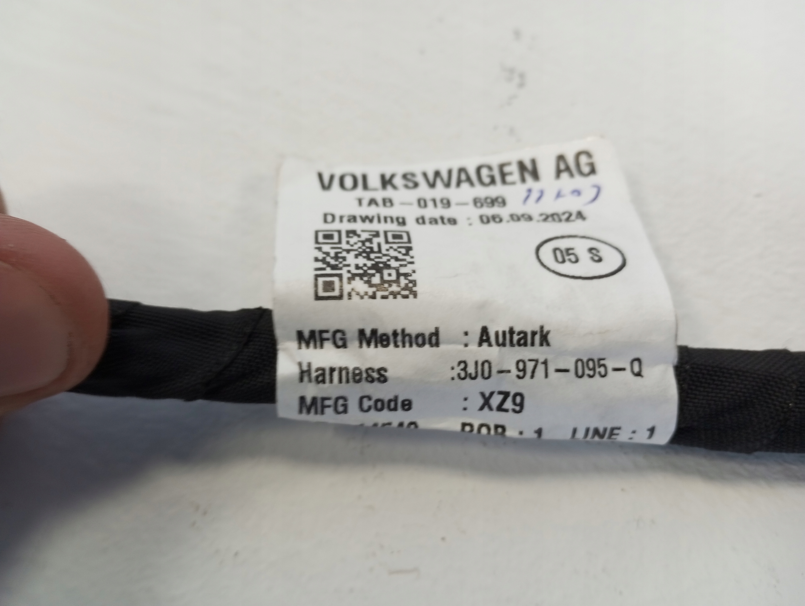 cablaggio Anteriore Paraurti cablaggio VW PASSAT B9 3J0 3J0971095Q