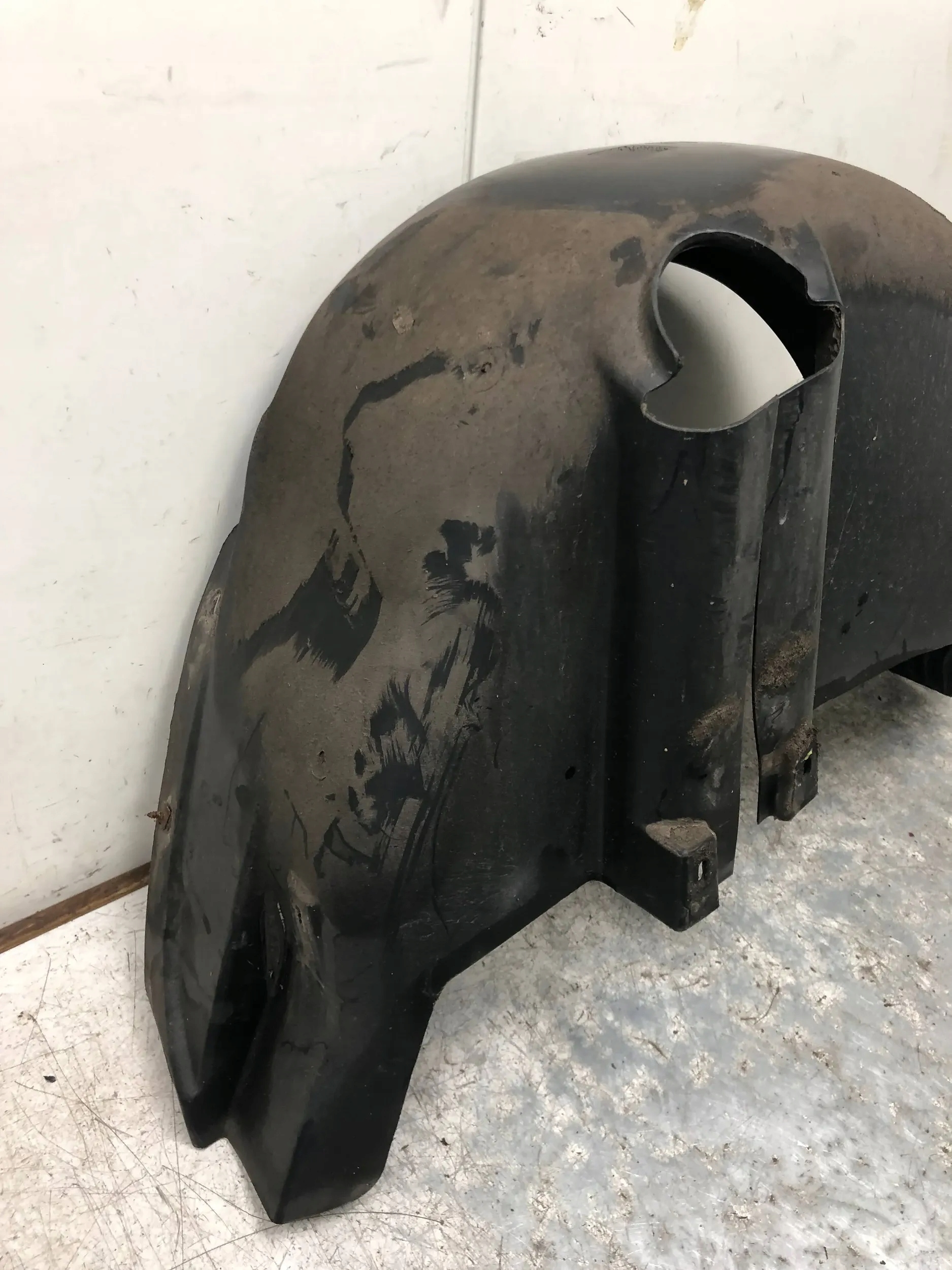 mudguard left rear part SKODA FABIA II LIFT HB 5J6810971