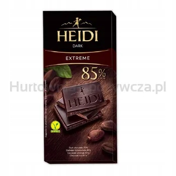 Levně Heidi Dark Extreme 85% 80 g – Hořká čokoláda s 85% kakaa 80 g