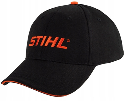 Golfowa CZAPKA Z DASZKIEM Czarna Logo STIHL