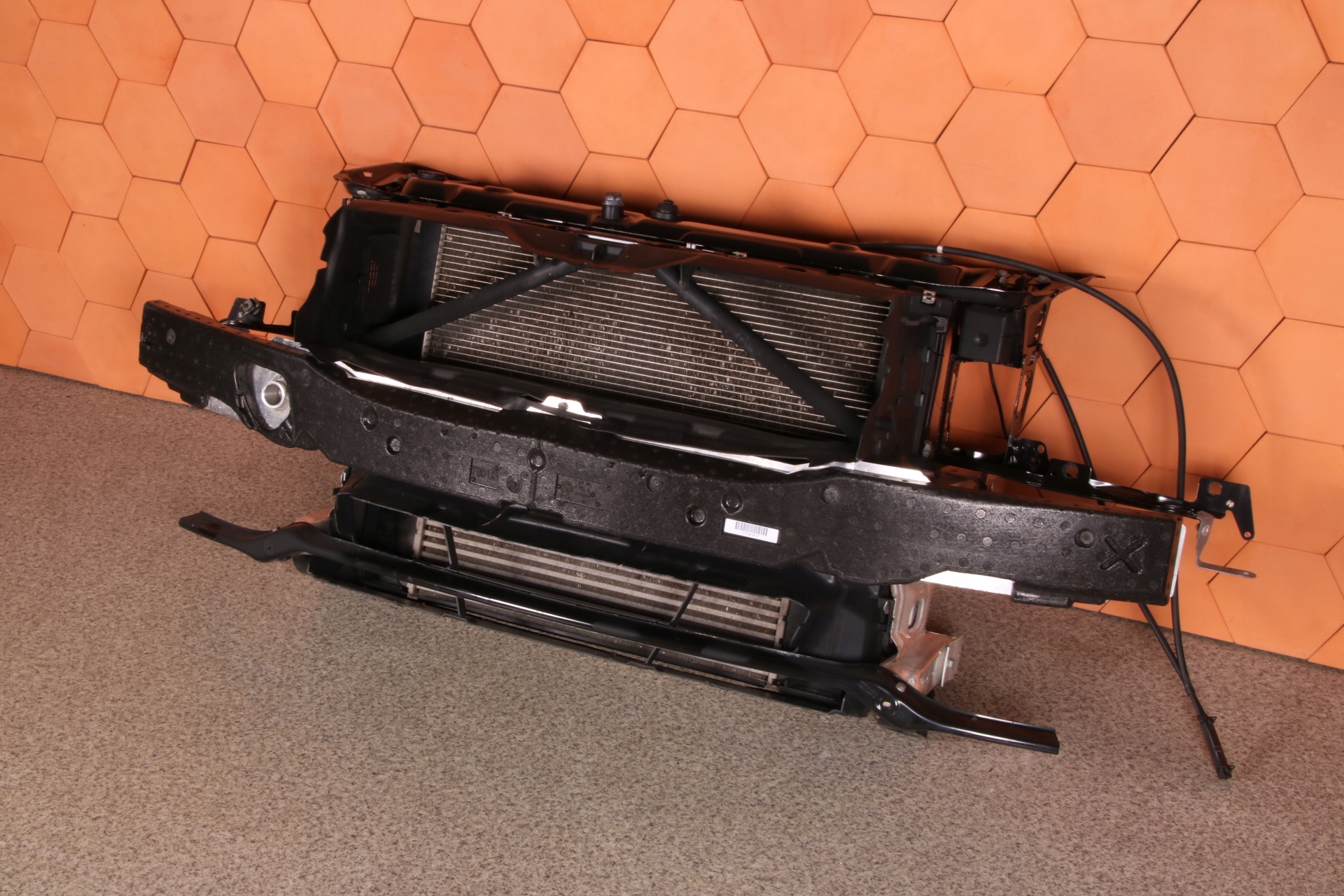BMW F30 328i N26 support panel for radiators radiator fan sider KOMPLET