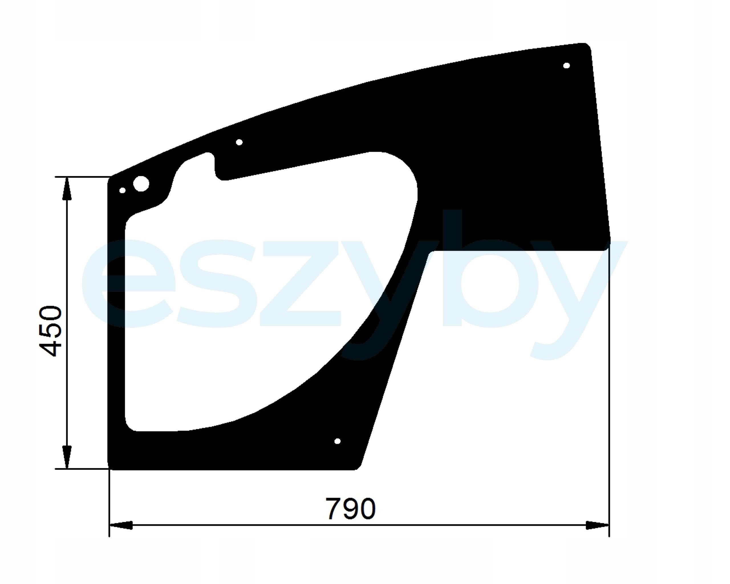 sklo nabíječka Kramer 180, 280 dveří L 1000098348