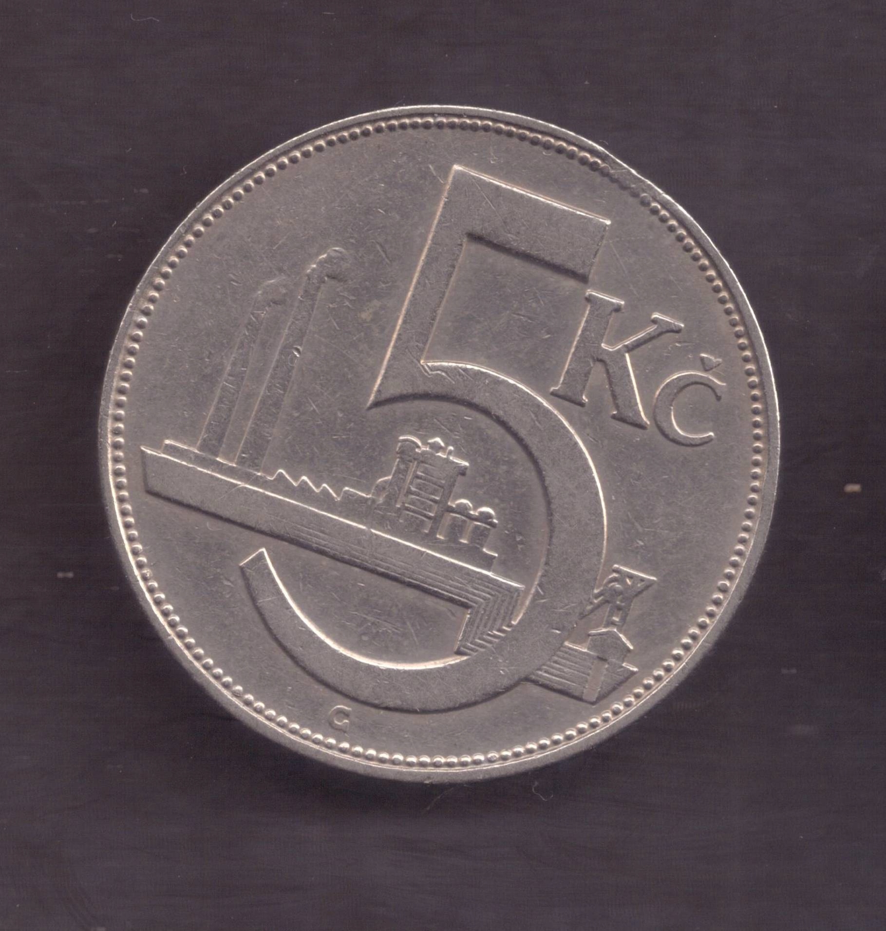 Czechosłowacja - 5 Koron 1925 rok