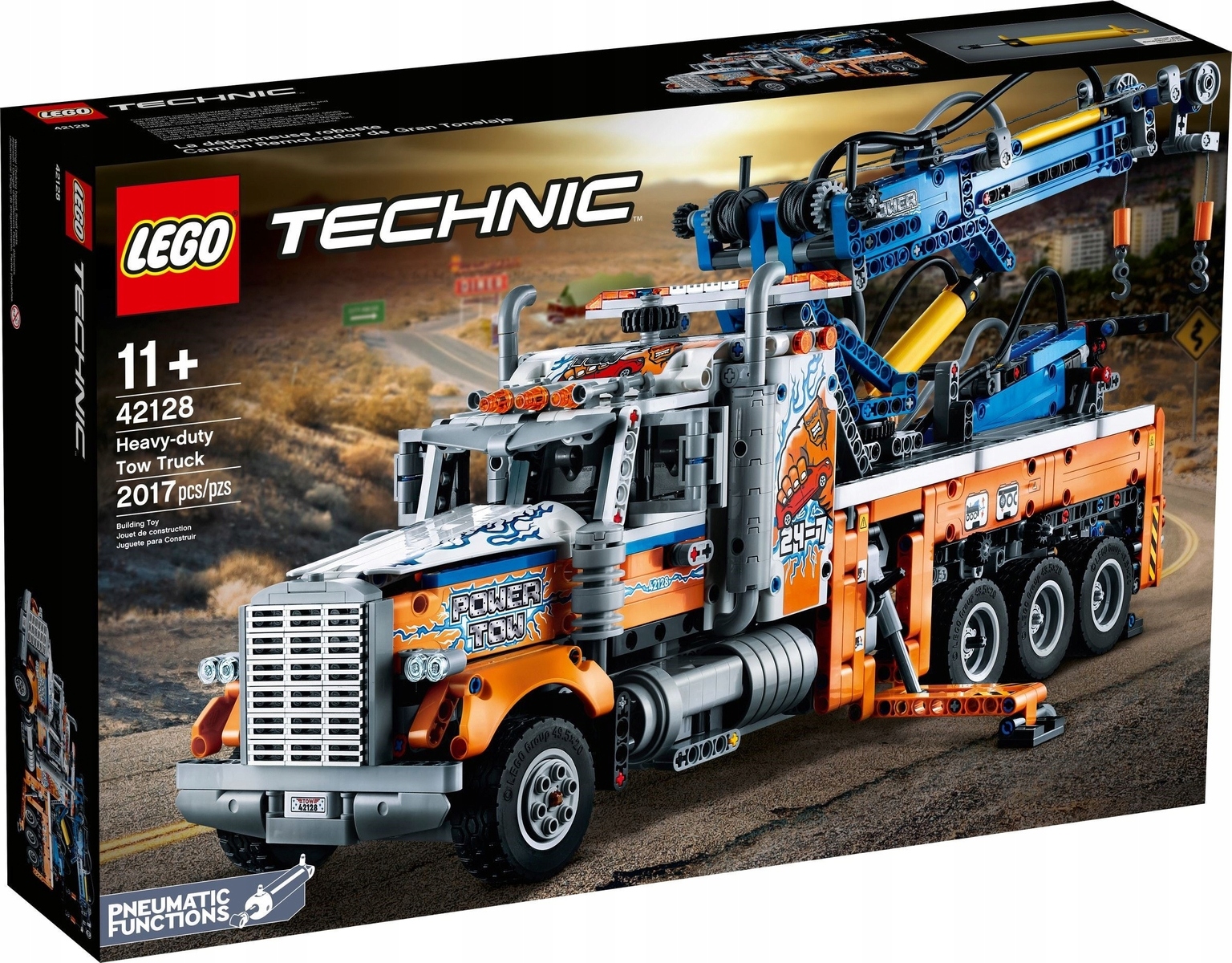 Lego Technic 42128 Ciężki Samochód Pomocy Drogowej