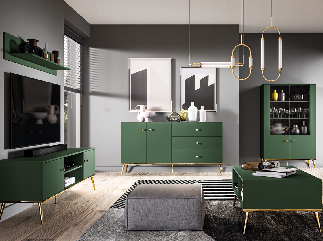 Meblościanka Zestaw Mebli Do Salonu 2 Labrador FRESTO ML