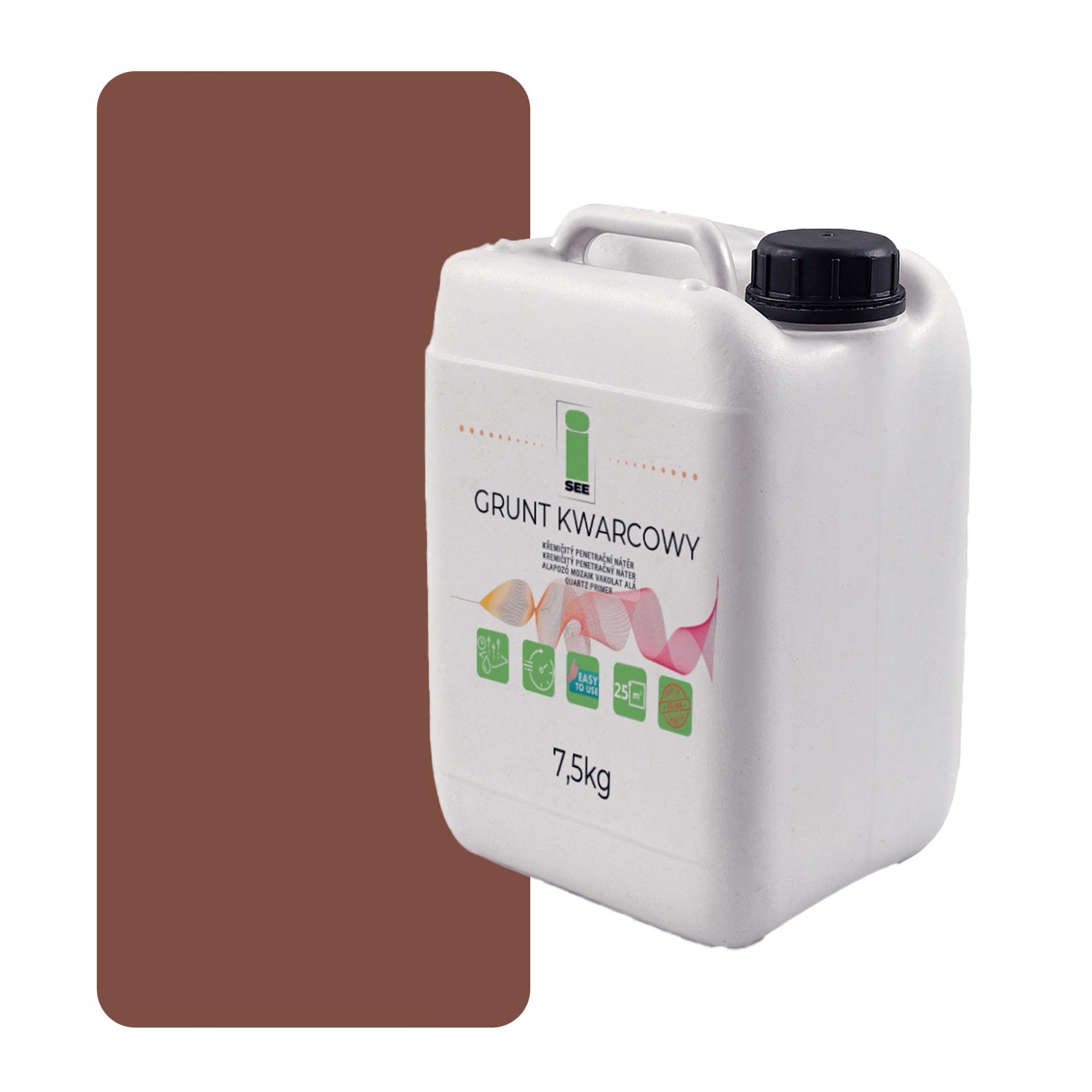 Křemenná Zemina Pod Silikonovou Omítku 7,5 Kg Hnědá F326
