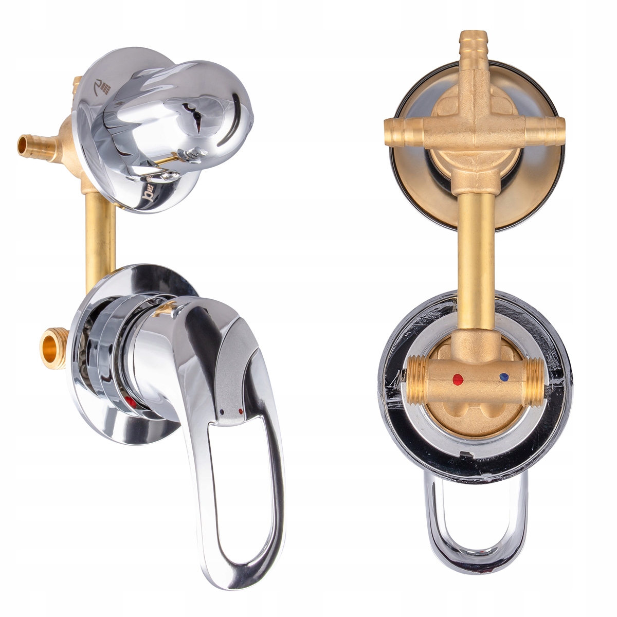 BATERIA DO KABINY Z HYDROMASAŻEM ZABUDOWANEJ MIESZACZ ZAWÓR 10 CM 3 FUNKCJE