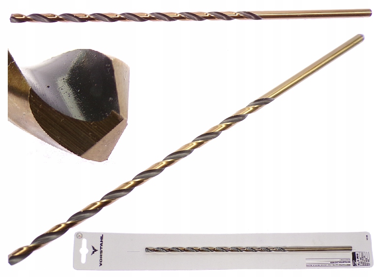 

Wiertło Do Metalu Bardzo Długie 6MM 6x260MM Hss
