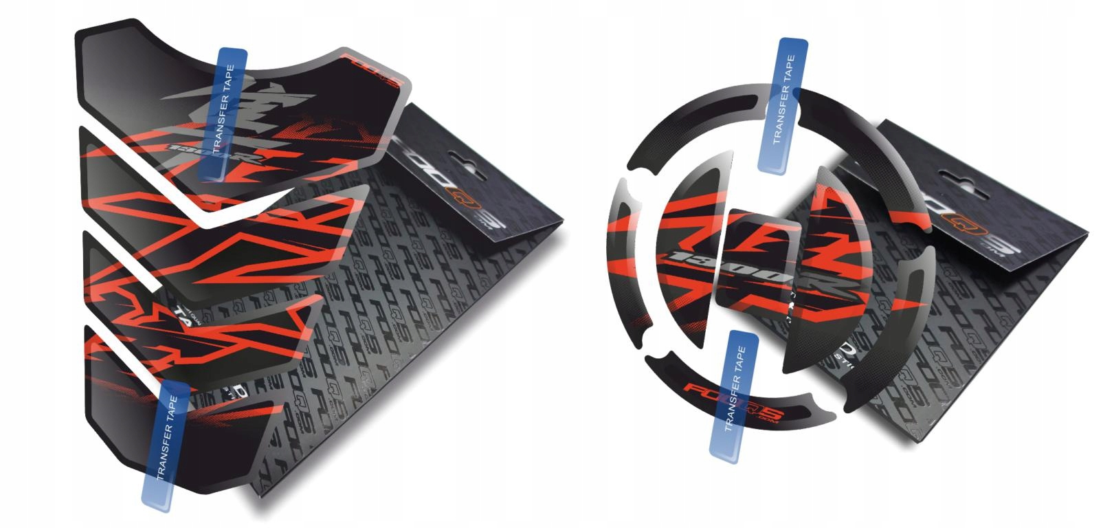Tank-pad Cap-pad od společnosti Fooqs pro Suzuki Gsx 1300-R Hayabusa Černý Pomar