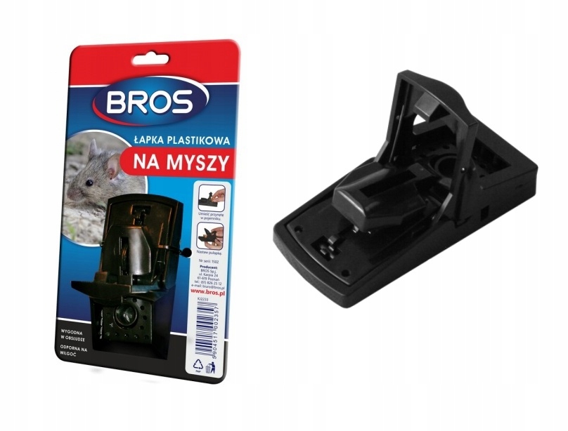 

Bros łapka pułapka na myszy plastikowa 1szt