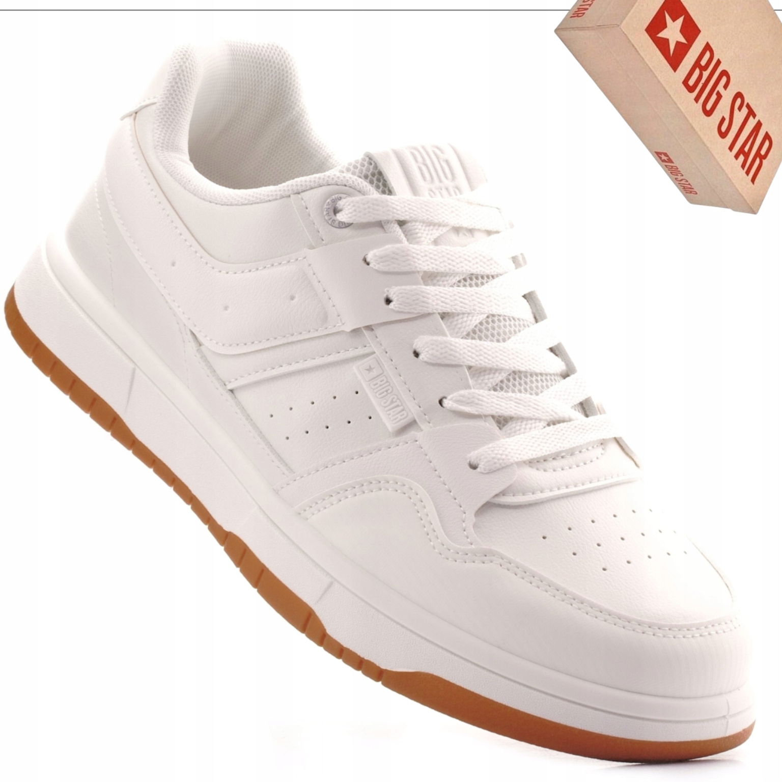 Buty sportowe męskie Big Star SS174006 sneakersy białe