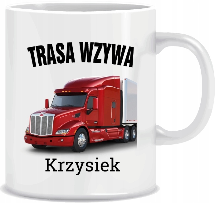 

Kubek Ciężarówka Tir Imię gratis!