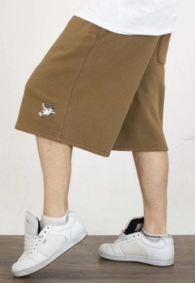 Kraťasy Prosto Damage Target washed cinnamon beige