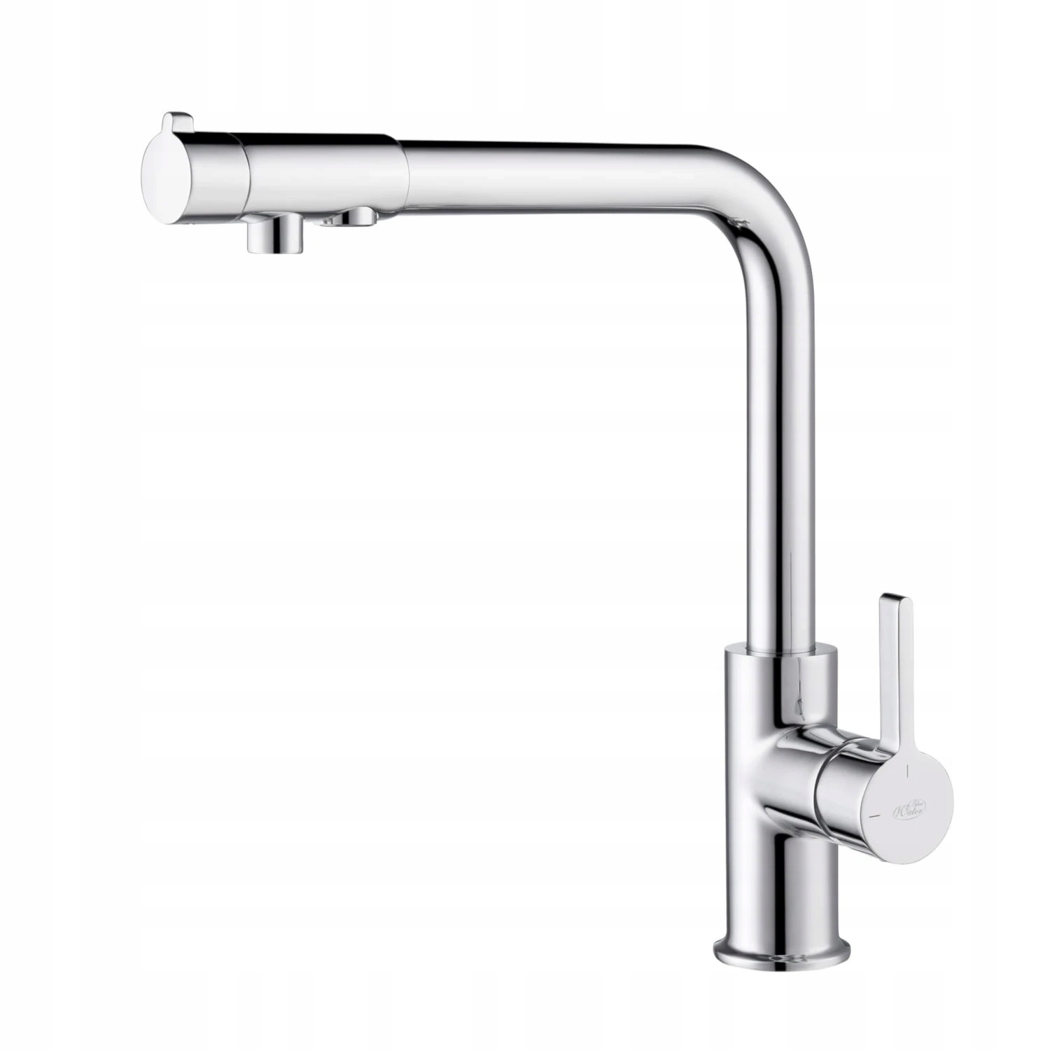 Blue Water Royal Chrom Trójdrożna bateria kuchenna