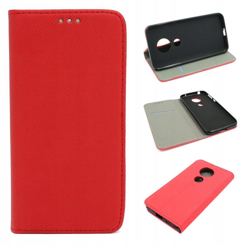 

Etui Smart Magnet do Motorola Moto G7 Play czerwon