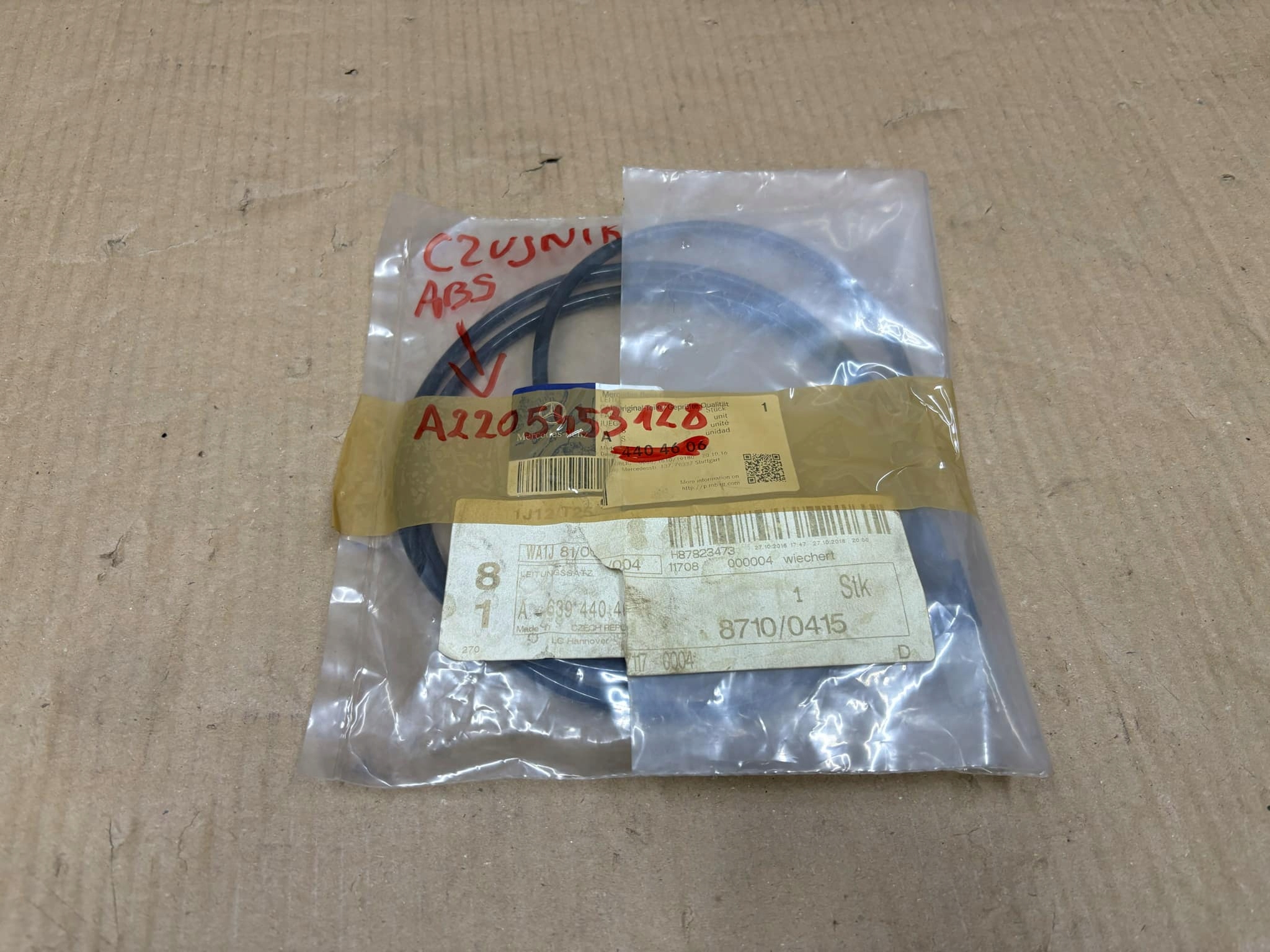 Sensor ABS heck MERCEDES C KLASA W204 A2205453128