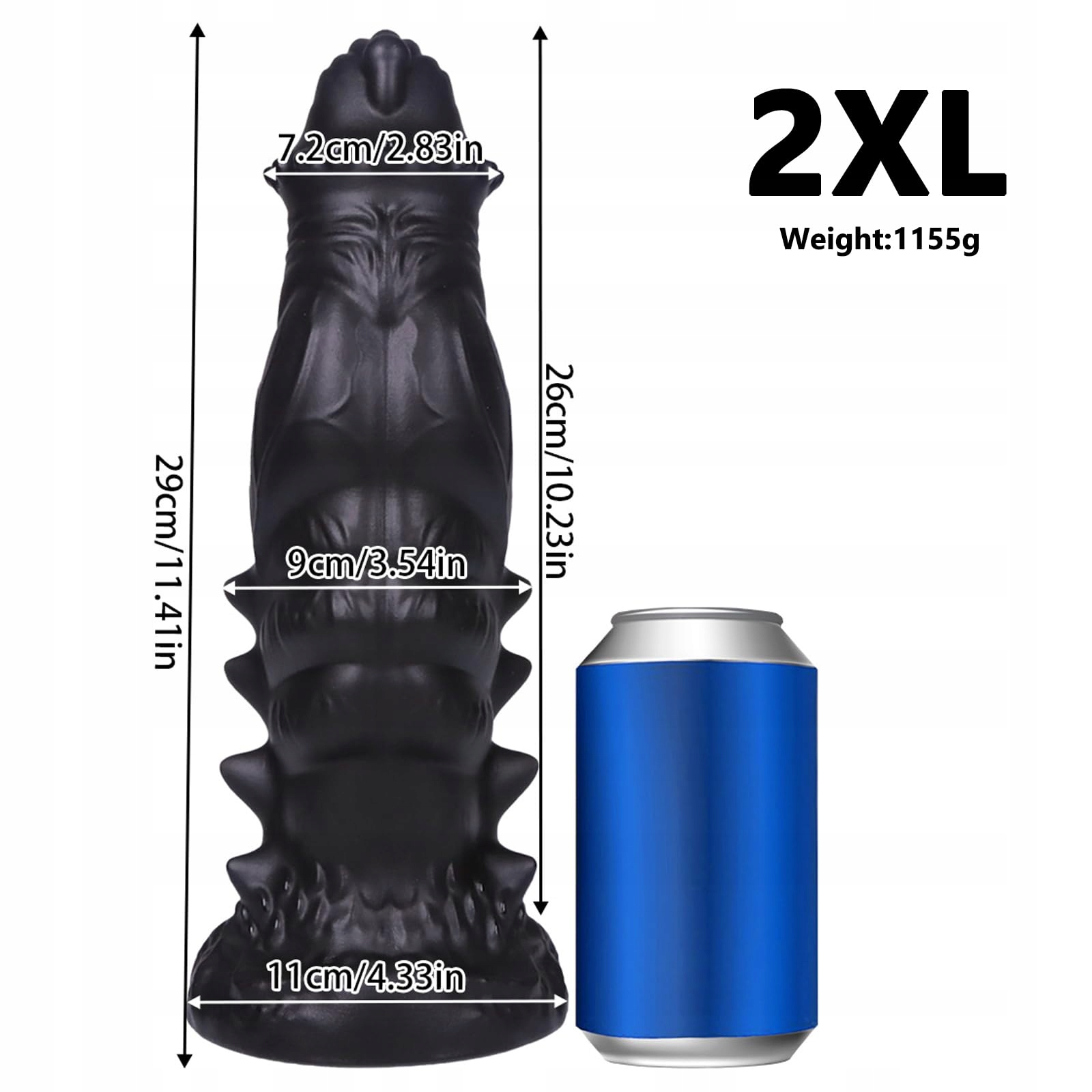 FLYSL Ogromny Dildo Analny XXL Z Przyssawką Dla Kobiet I Mężczyzn — miniatura 2