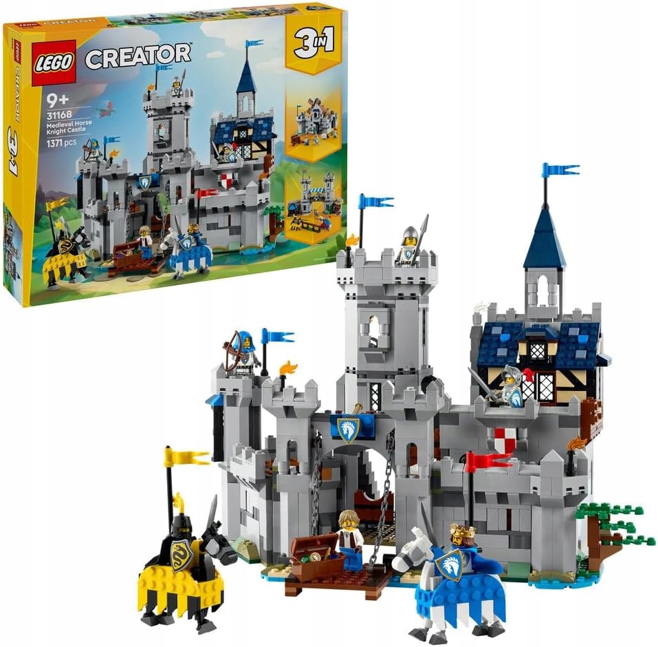 Lego 31168 Středověký hrad rytířů Creator 3v1 padací most
