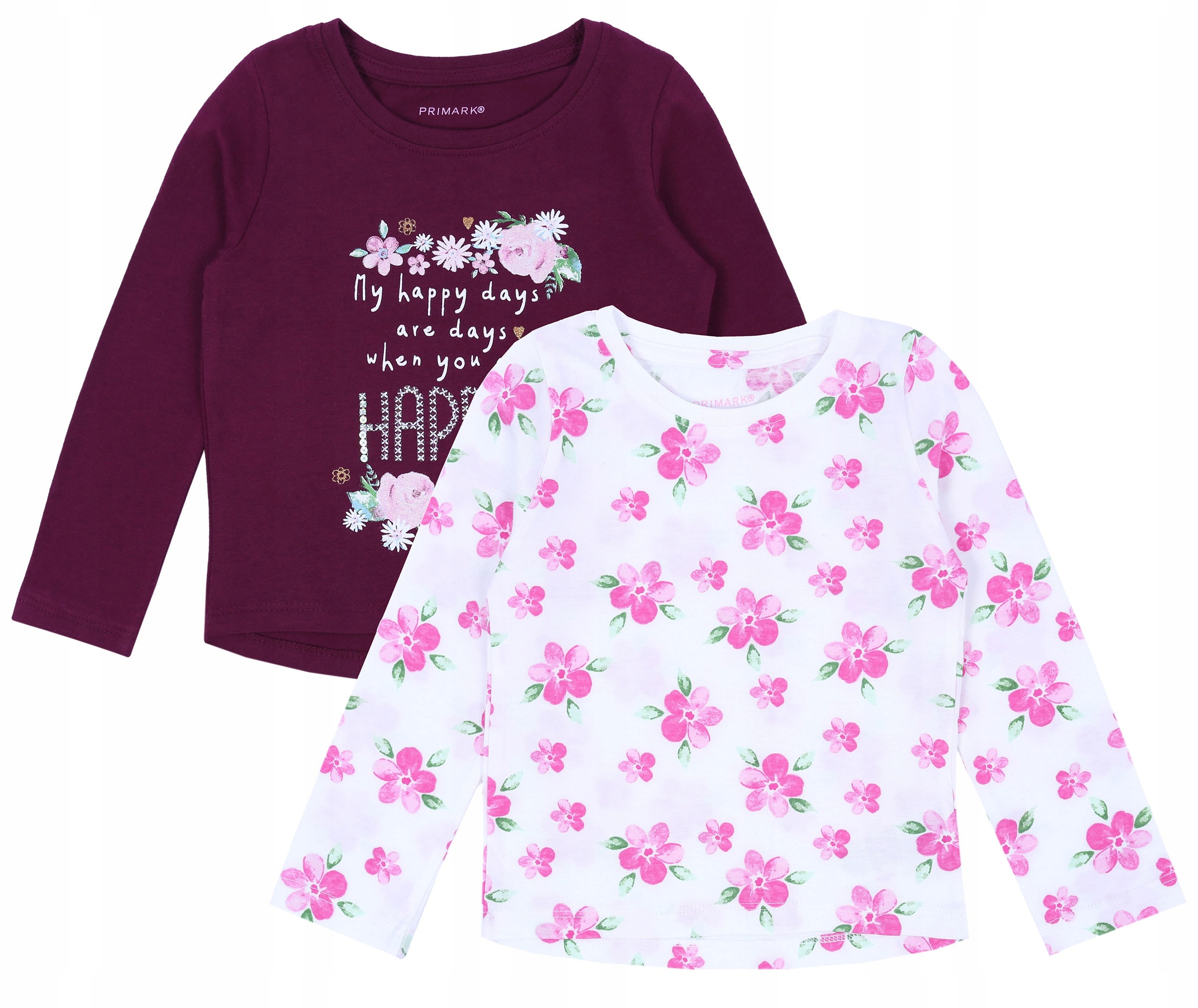 

2 x Bluzka w kwiatki Primark 5-6 lat 116 cm