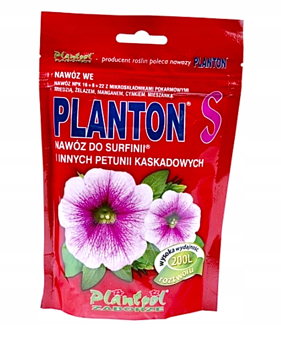 Planton S 100SZT. Nawóz do Surfinii Supertunii 200g