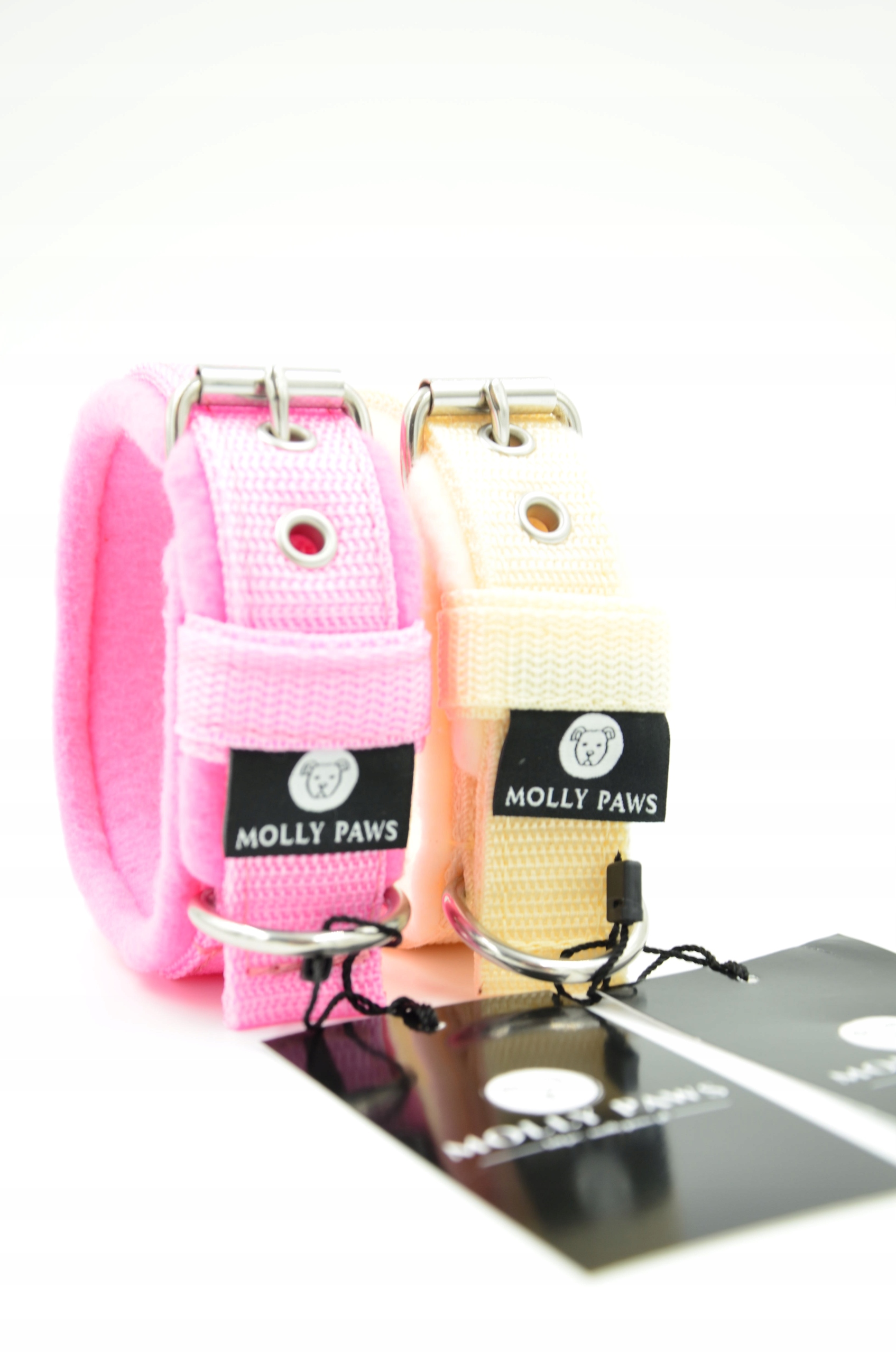 Levně Obojek o šířce 2.5 cm s fleecem 27 cm-33 cm Všechny Barvy