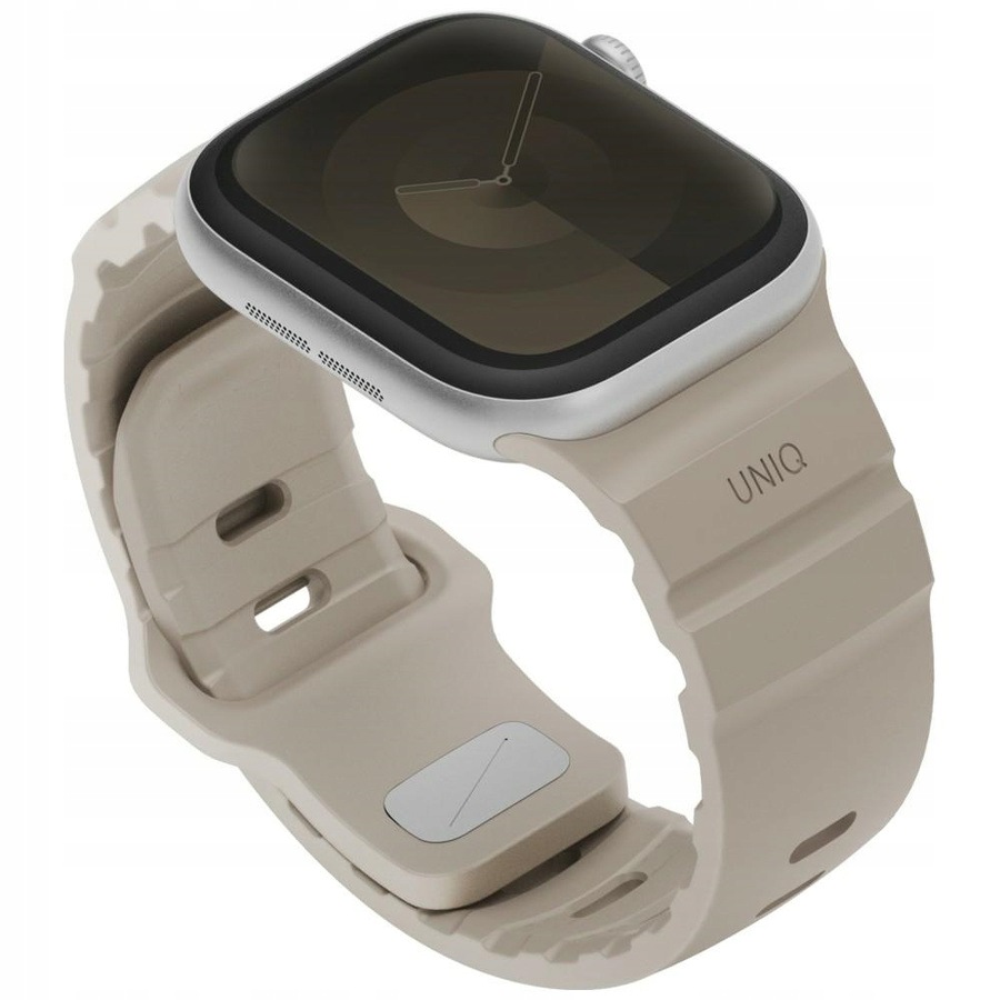 Pasek Uniq Alton do Apple Watch 42/41/40mm Silicone piaskowy