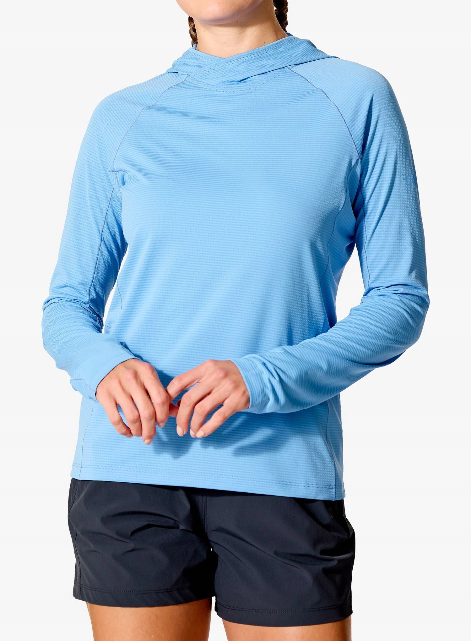 Bluza do biegania damska Rab Sonic Hoody bluebird L