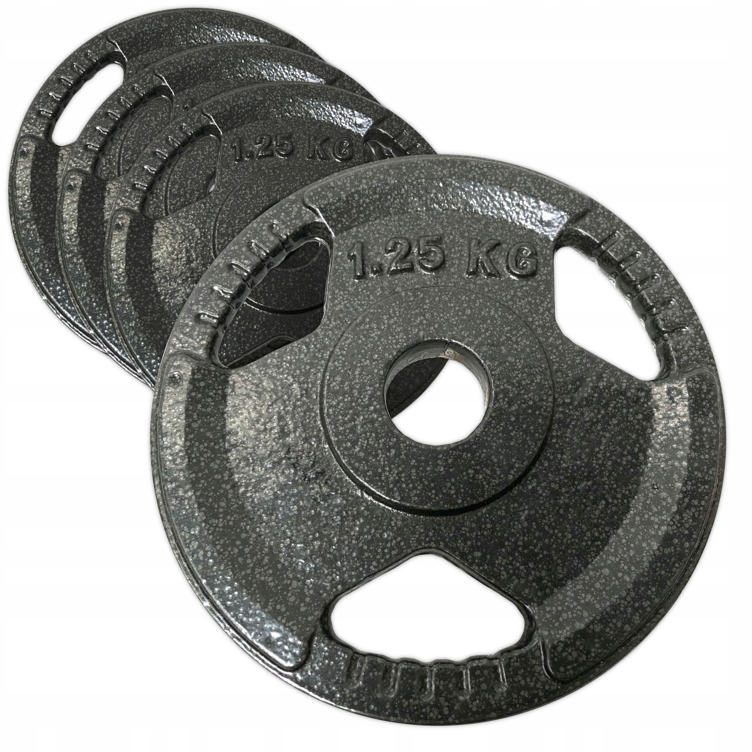 Obciążenie żeliwne 4x1,25kg talerz 28mm zestaw 5kg do ćwiczeń krążki